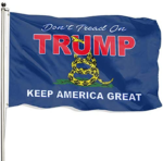 Trump Flag 3×5 Feet Keep America Great Don’t Tread On Me