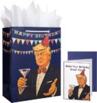 Trump Gift Bag for Christmas or Birthday Wrapping