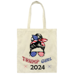 Trump Girl 2024 Canvas Tote Bag