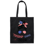Trump Girl 2024 Canvas Tote Bag