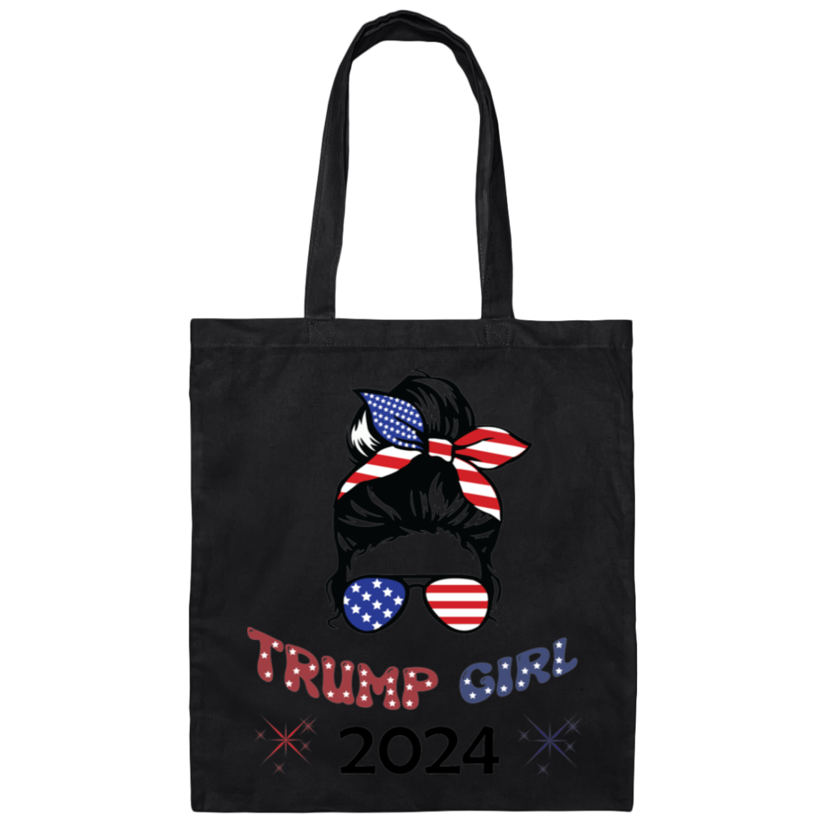 Trump Girl 2024 Canvas Tote Bag Trump Girl 2024 Canvas Tote Bag