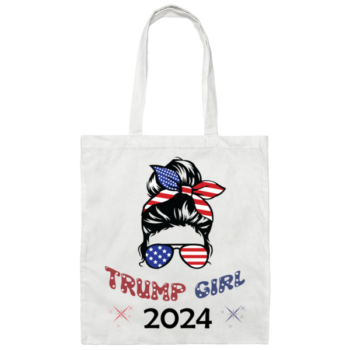 Trump Girl 2024 Canvas Tote Bag