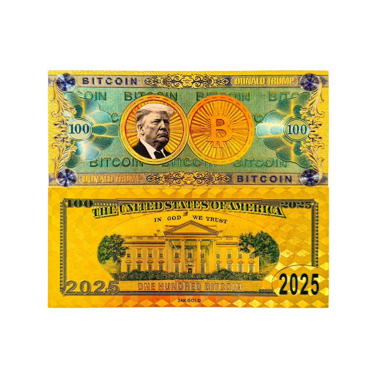 Trump Gold BTC Bucks Bills Trump Gold BTC Bucks Bills
