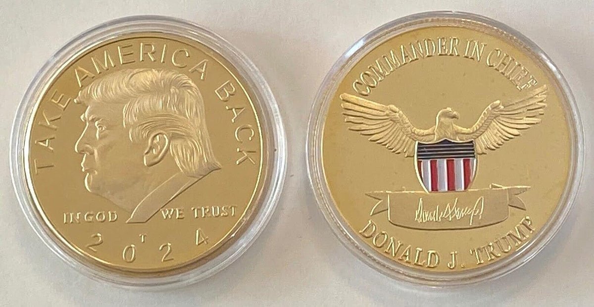 Trump Golf Ball Marker & Tee Set.Seal of The President USA. + 1 Decal Trump Golf Ball Marker & Tee Set.Seal of The President USA. + 1 Decal