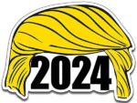 Trump Hair 2024 Sticker