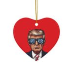 Trump Holiday Shapes Christmas Ornaments