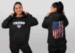 Trump Hoodie with MAGA Flag on Back | The Trump Store PA