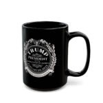 Trump Inauguration Black Coffee Mug Large 15 Oz