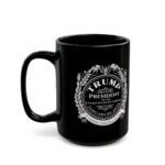Trump Inauguration Black Coffee Mug Large 15 Oz