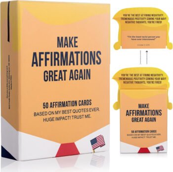 Trump-Inspired Funny Affirmation Card Game