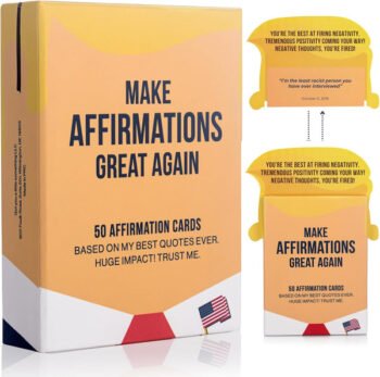 Trump-Inspired Funny Affirmation Card Game