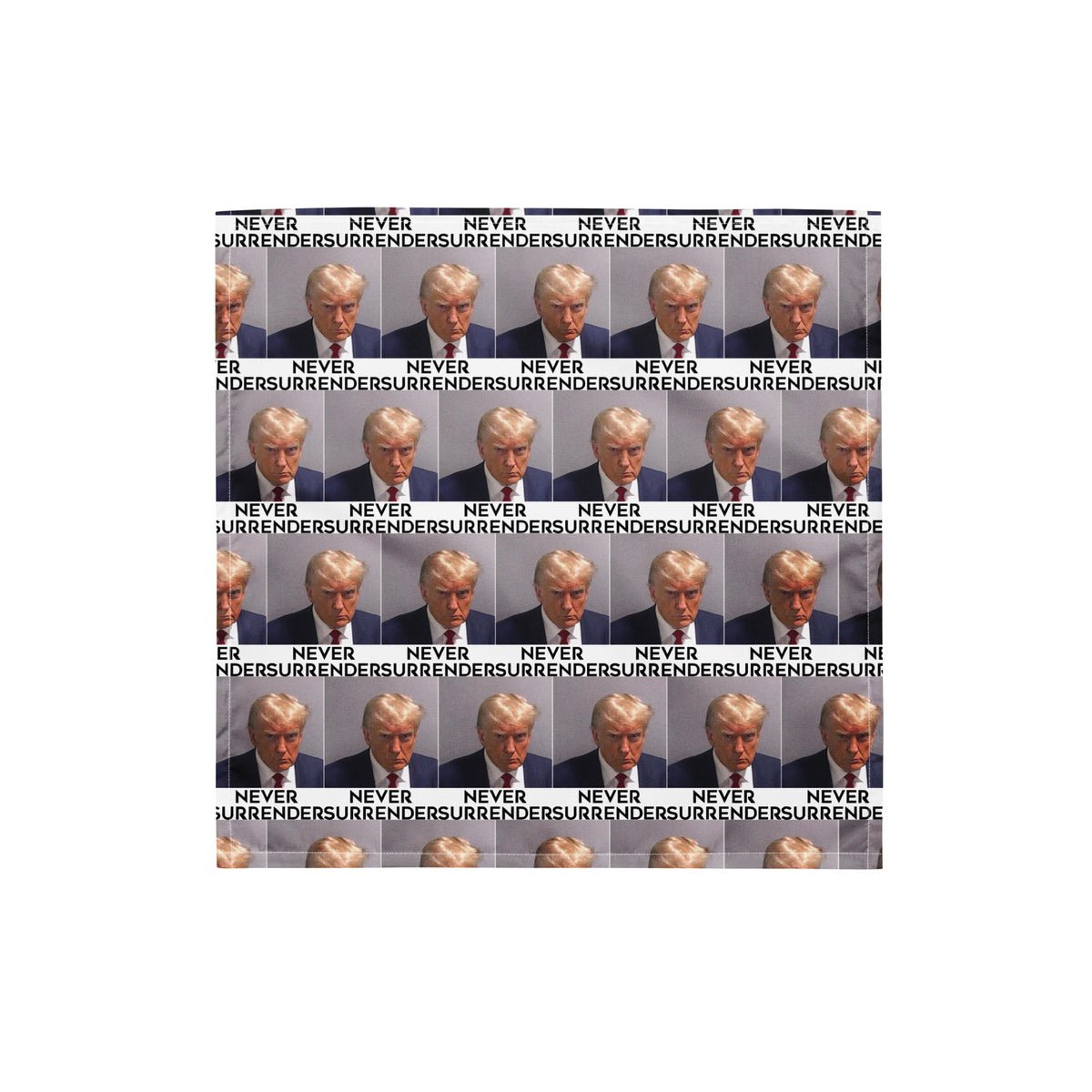 Trump Mug Shot All-over print bandana Trump Mug Shot All-over print bandana