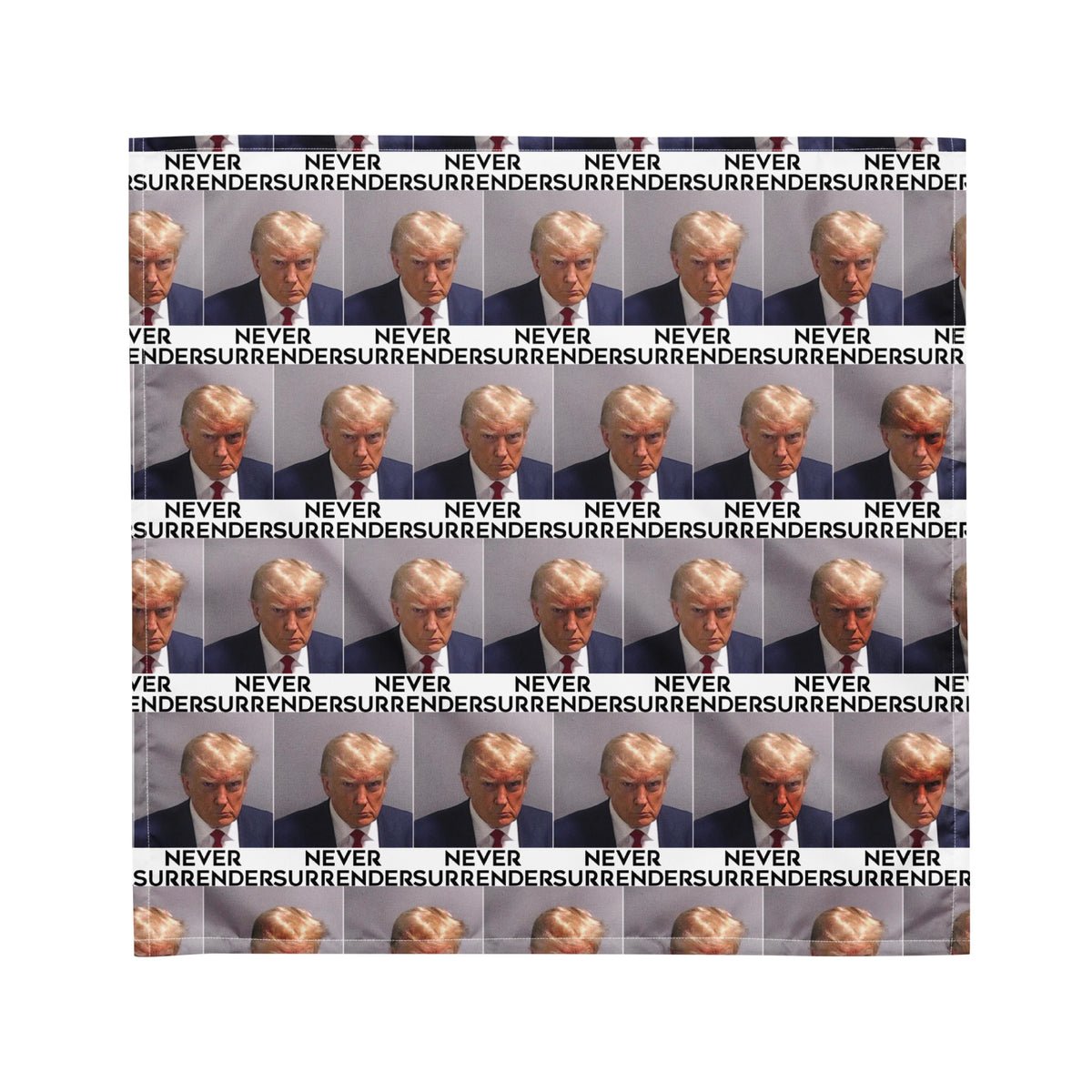 Trump Mug Shot All-over print bandana Trump Mug Shot All-over print bandana