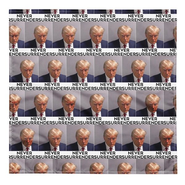 Trump Mug Shot All-over print bandana Trump Mug Shot All-over print bandana