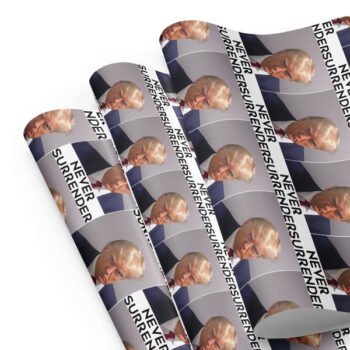 Trump Mug Shot Wrapping Paper