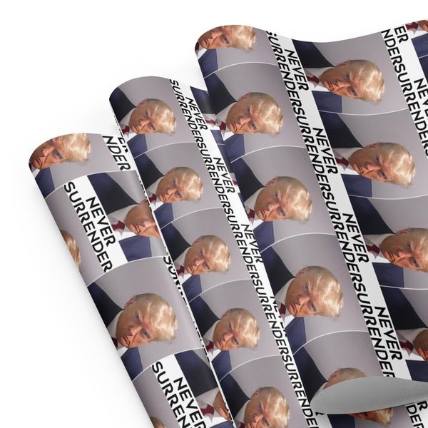 Trump Mug Shot Wrapping Paper Trump Mug Shot Wrapping Paper