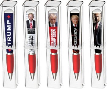 Trump Not Guilty Ballpoint Pen - SET of 5 Pen Collector Set for $35 or $17.95 each