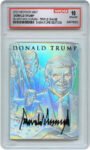 Trump Silver Signature Embossed Trading Card w/ Hologram