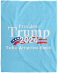 Trump Take America Back 2024 Fleece Blanket – 60×80