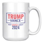 Trump Vance 2024 Keep America Great Coffee Mug