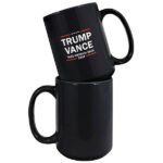 Trump Vance 2024 Take America Back Black Coffee Mug