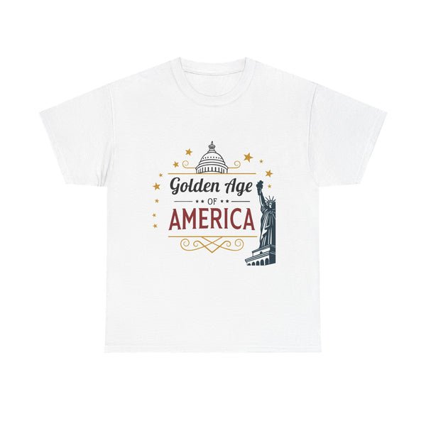 Trump's Golden Age of America Patriotic T-Shirt – 2024 MAGA Edition Trump's Golden Age of America Patriotic T-Shirt – 2024 MAGA Edition