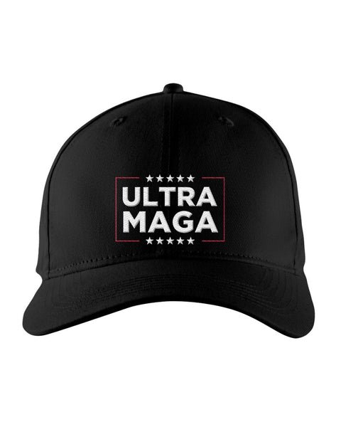 Ultra MAGA Black Embroidered Baseball Hat Ultra MAGA Black Embroidered Baseball Hat