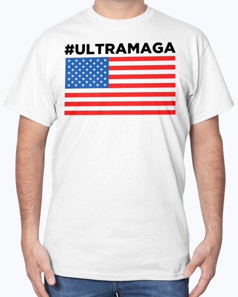 Ultra MAGA Trump USA Flag 2024 T-Shirt (SMALL - 5XL) Ultra MAGA Trump USA Flag 2024 T-Shirt (SMALL - 5XL)