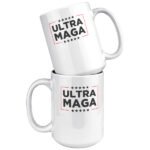 ultra maga white 15oz coffee mug
