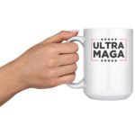 ultra maga white 15oz coffee mug