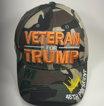 Veteran For Trump Caps