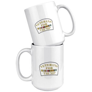 Veterans for Trump Mug logo