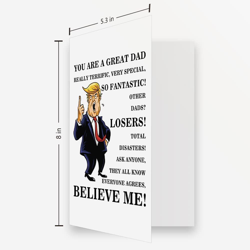 You are a Great Dad Donald Trump Fathers Day Card You are a Great Dad Donald Trump Fathers Day Card